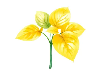 AI-generated watercolor illustration of Hosta 'Shirley Wade' (not a photograph)