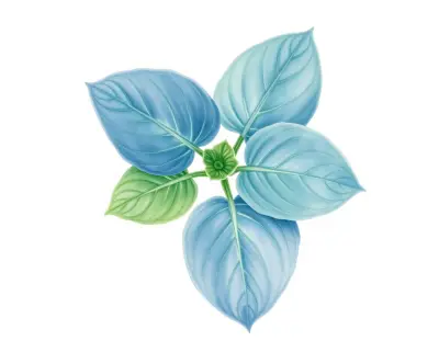 AI-generated watercolor illustration of Hosta 'Sir Lancelot' (not a photograph)