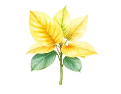 AI-generated watercolor illustration of Hosta 'Something Good' (not a photograph)