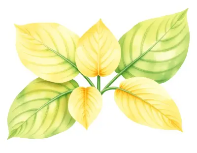 AI-generated watercolor illustration of Hosta 'Spotlight' (not a photograph)