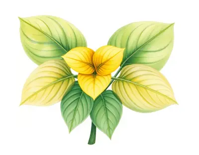 AI-generated watercolor illustration of Hosta 'Streaking Buck Naked' (not a photograph)