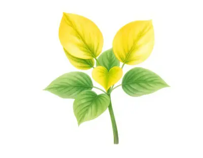 AI-generated watercolor illustration of Hosta 'Subcrocea' (not a photograph)