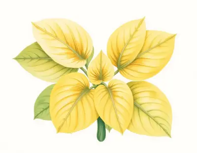 AI-generated watercolor illustration of Hosta 'Sun Banner' (not a photograph)