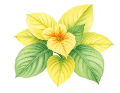 AI-generated watercolor illustration of Hosta 'Supreme Court Justice' (not a photograph)