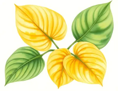 AI-generated watercolor illustration of Hosta 'Sweet Chariot' (not a photograph)